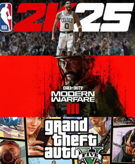 NBA 2K25+all of Duty®: Modern Warfare® III+ 15 oyun
