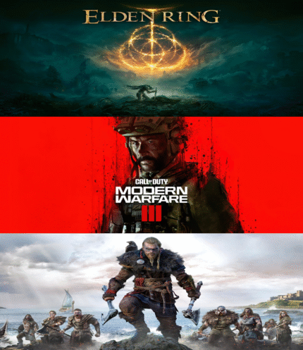 Elden Ring • Modern Warfare 3 • Assassin’s Creed Valhalla + 21 Oyun
