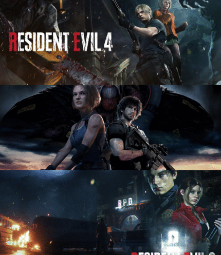 Resident Evil Efsane Serisi 3'lü Paket (RE2, RE3, RE4
